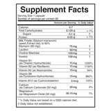 Hepasil Supplement for liver health - for Liver support- supplement facts