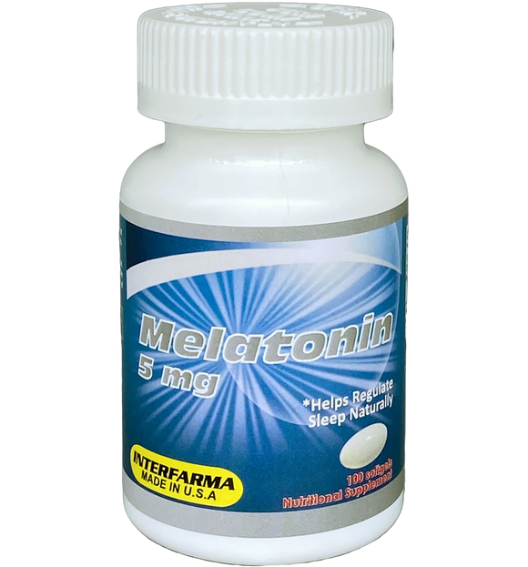 melatonin soft gel 5 mg  bottle of 100