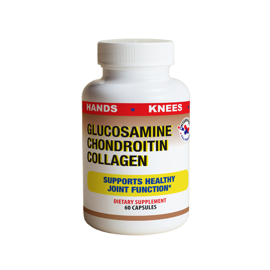 Glucosamine, Chondroitin, Collagen. (60 Capsules)