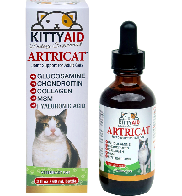 Liquid Glucosamine supplement for cats with Arthritis