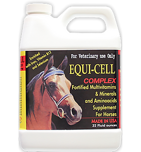 Blend of vitamins and minerals for horses